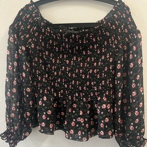 SOLD NWOT Intermix off the shoulder blouse